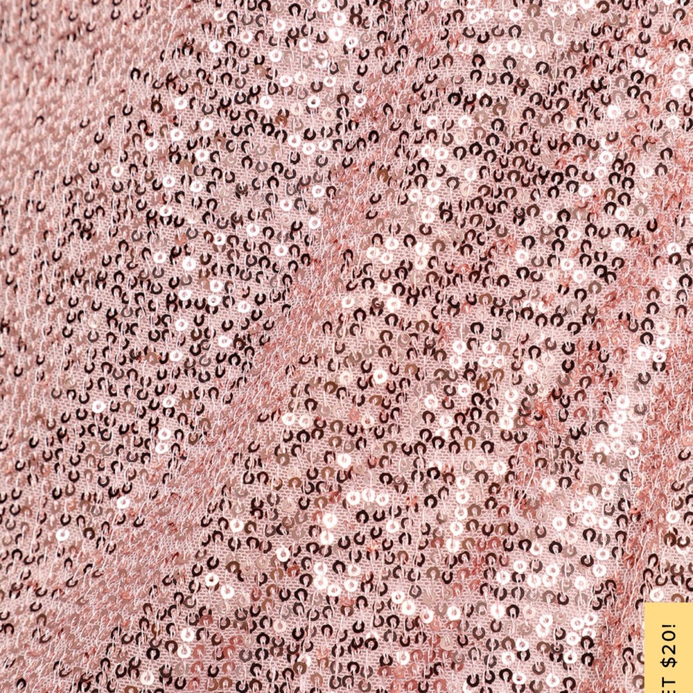 Lulus All That Glistens Light Pink Sequin Wrap Mini Dress - Picture 4 of 6